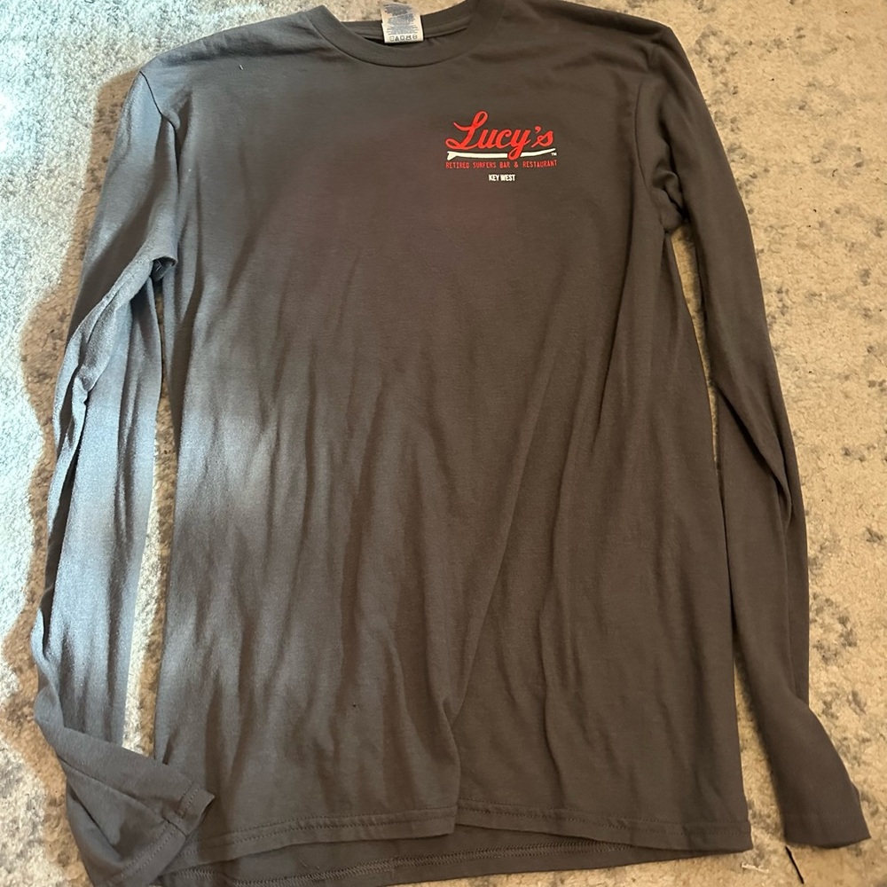 Lucy Charcoal Long Sleeve Tee